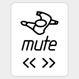 Mute Sticker